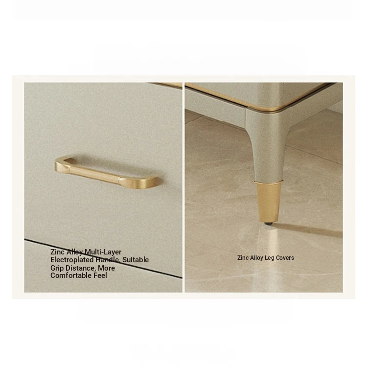 Elegant Pine Multi-Layer Board Cabinet with Gold Accents – Stylish Storage Solution for Modern Homes fjfn-5285