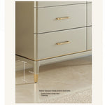 Elegant Pine Multi-Layer Board Cabinet with Gold Accents – Stylish Storage Solution for Modern Homes fjfn-5285