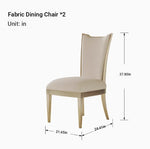 Elegant Solid Wood Dining Chair with Cowhide Leather Upholstery - Perfect for Modern Dining Rooms fjfn-5287