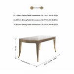 Elegant Solid Wood Dining Chair with Cowhide Leather Upholstery - Perfect for Modern Dining Rooms fjfn-5287