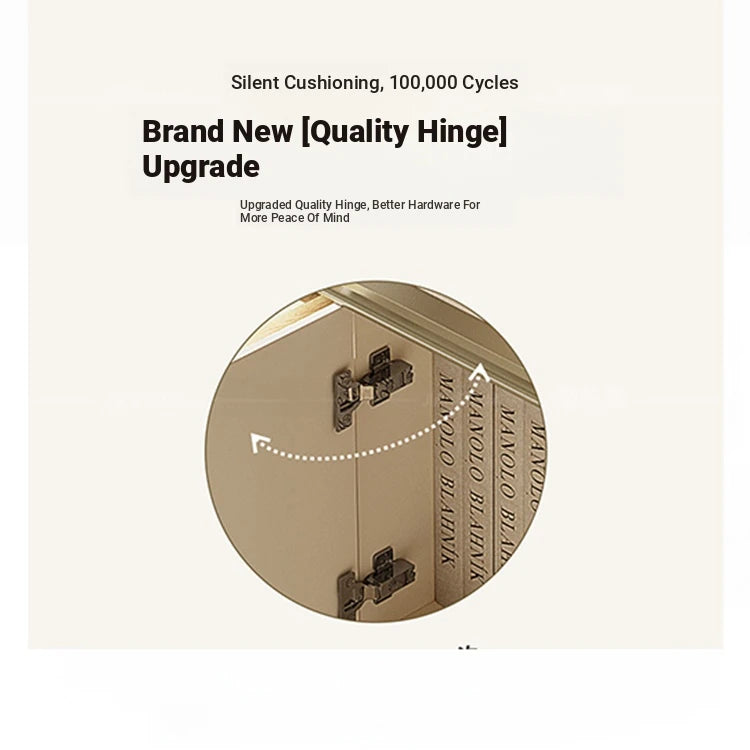 Elegant Solid Wood Wine Cabinet with Glass Doors – Modern Multi-Layer Storage for Home Decor fjfn-5292