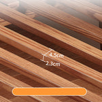 Elegant Brown and Black Natural Wood Bed – Premium Ash Wood Frame fjjj-1652