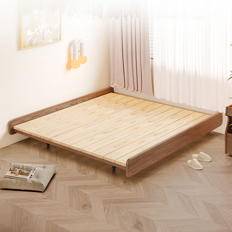 Stylish White and Brown Ash Wood Bed for Modern Bedrooms fjjj-1658