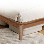 Elegant Ash Wood Chair with Genuine Leather and Faux Leather Options in Beige, Brown, and Grey fjjj-1662