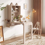 Elegant Solid Wood Light Brown Table – Perfect for Dining & Living Spaces fjnl-1584