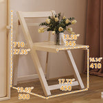 Elegant Solid Wood Light Brown Table – Perfect for Dining & Living Spaces fjnl-1584