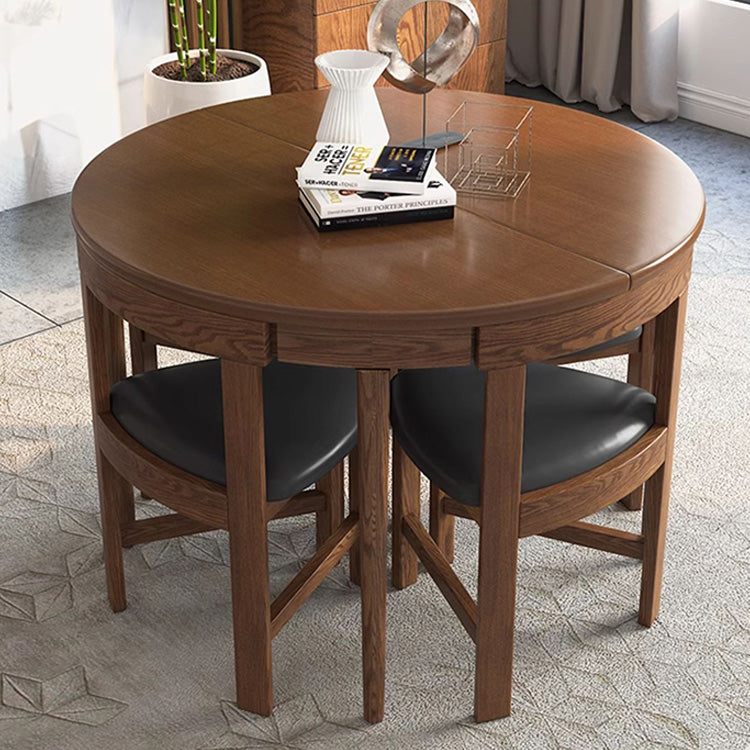 Stunning Brown Oak Wood Table - Perfect Addition to Your Home Decor fjnl-1597