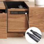 Elegant Brown Tea Table – Perfect for Your Living Room Decor fjnl-1607