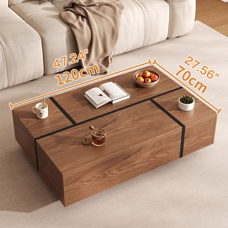 Elegant Brown Tea Table – Perfect for Your Living Room Decor fjnl-1607