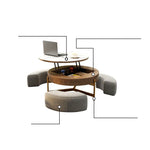 Luxurious Ceramic Sintered Stone TV Cabinet with Modern Design for Elegant Living Rooms fjnl-2451