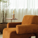 Retro Elegance: Corduroy Pine Sofa for Chic Living Spaces fjnw-4539