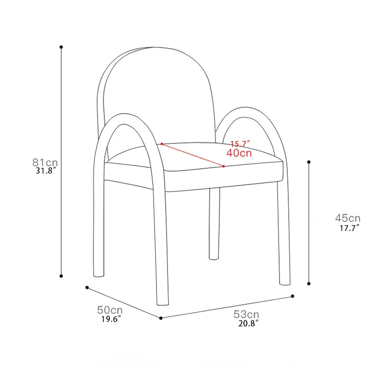 Modern Sleek Chair with Acrylic and Pine Fabric Finish - Perfect for Contemporary Spaces fjnw-4552