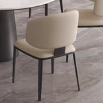 Luxurious Microfiber Leather Chair with Durable Carbon Steel Frame fjx-2634