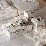 Modern Ceramic Sintered Stone Tea Table Set – Elevate Your Living Space fjx-2644