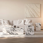 Modern Ceramic Sintered Stone Tea Table Set – Elevate Your Living Space fjx-2644