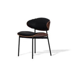 Stylish Microfiber Leather Chair with Sturdy Carbon Steel Frame fjx-2645