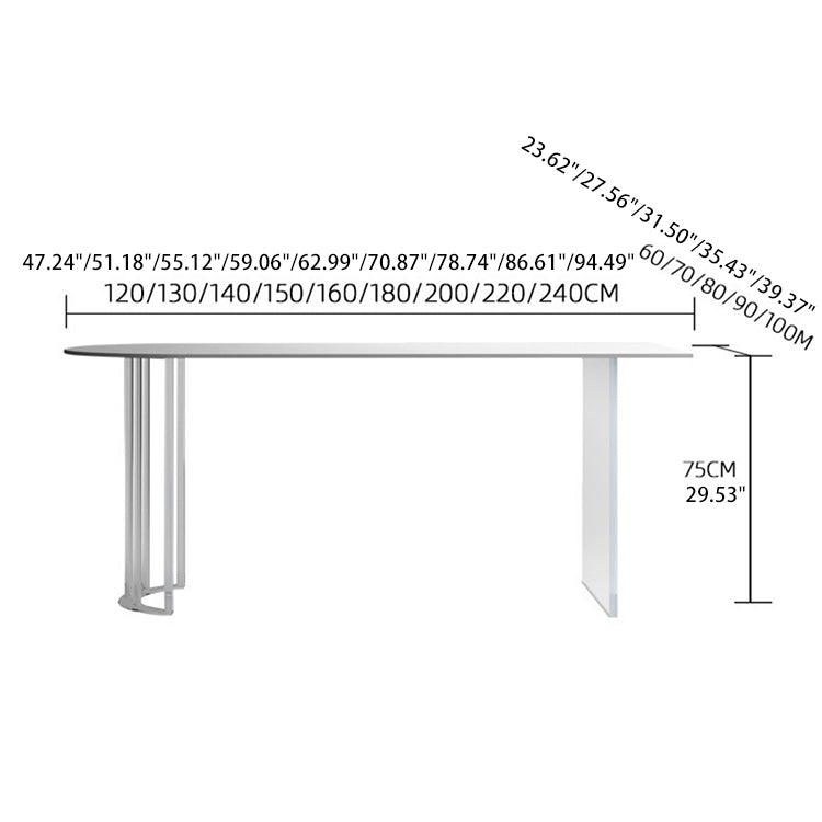 Luxurious Sintered Stone & Solid Wood Dining Table - Modern Elegance for Your Home fjx-2647