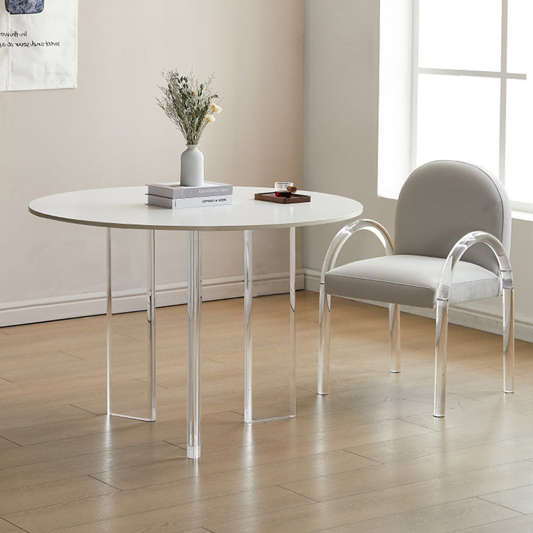 Sleek Sintered Stone Acrylic Table – Modern Elegance for Your Home fjx-2649