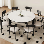 Premium Ash Wood & Sintered Stone Table - Modern Elegance for Your Home fjx-2658