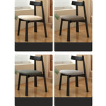 Modern Oak Dining Chair with PU Leather Upholstery - Stylish Seating for Your Home fjx-2659