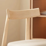 Modern Oak Dining Chair with PU Leather Upholstery - Stylish Seating for Your Home fjx-2659