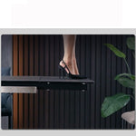 Premium Sintered Stone Table with Durable Aluminum Alloy & Carbon Steel Frame fjx-2669