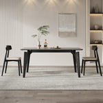 Elegant Oak Wood Chair with Microfiber Leather Upholstery fjx-2676