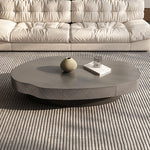 Modern Stainless Steel Carbon Steel Solid Wood Tea Table for Home and Office fjx-2686