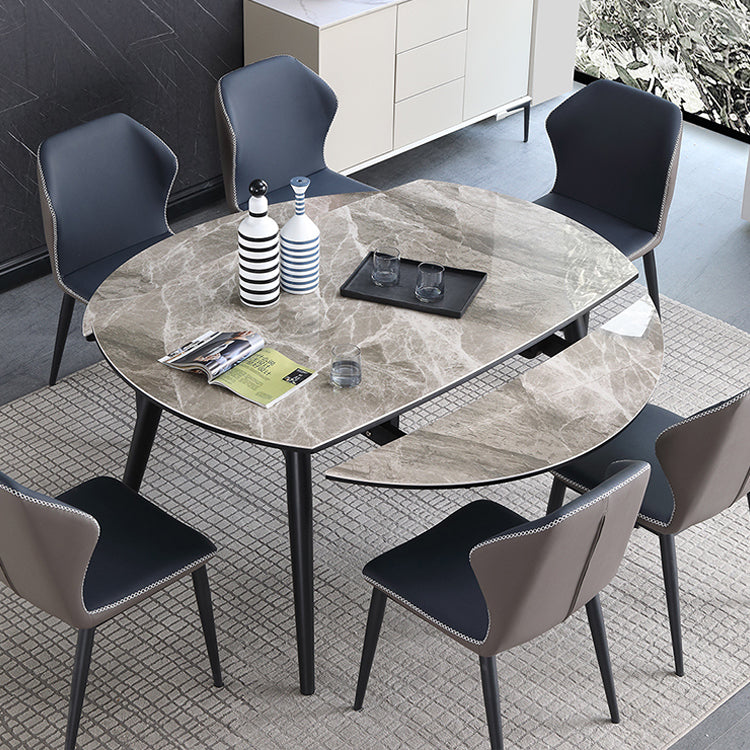 Durable Sintered Stone Ash Wood Table – Modern Design for Elegant Living fjx-2693