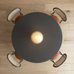 Modern Table - Sintered Stone Top with Carbon Steel Frame for Sleek Home Decor fjx-2696