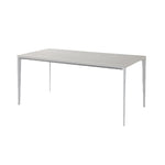 Modern Minimalist Dining Table - Ceramic Sintered Stone & Aluminum Alloy Design fjx-2698