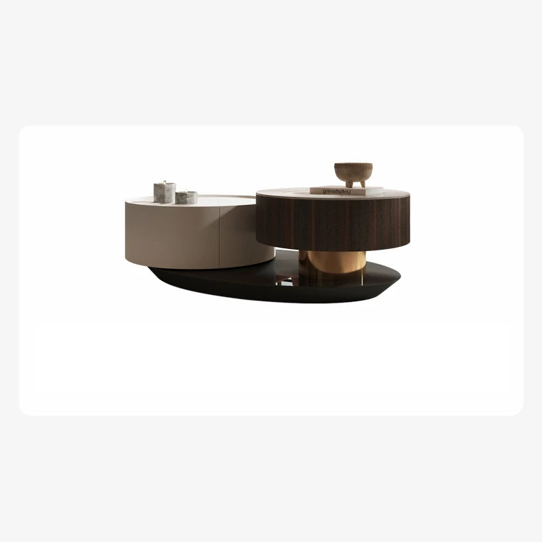 Modern Pine Coffee Table with Unique Design – Elevate Your Living Space fkb-4363