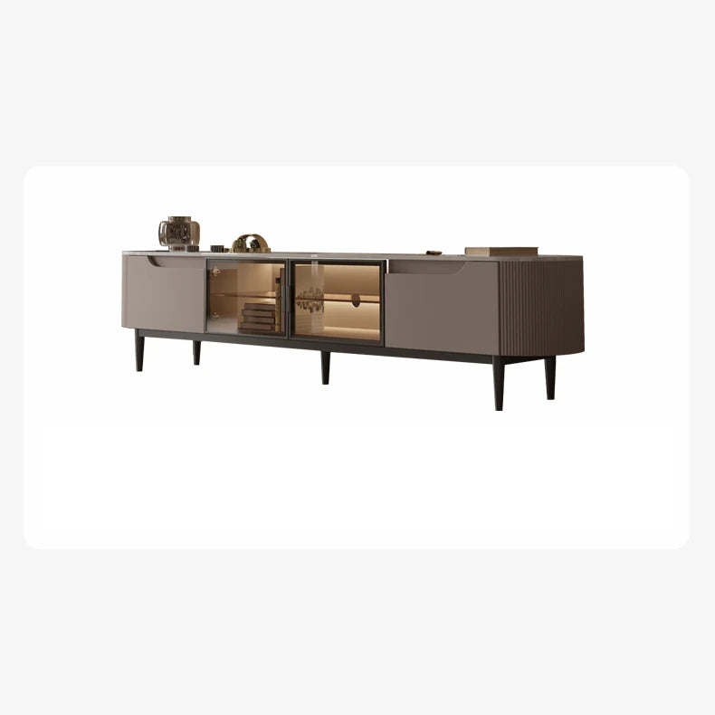 Sleek Pine Multi-layer TV Cabinet - Modern Storage Solution for Living Room Decor fkb-4369