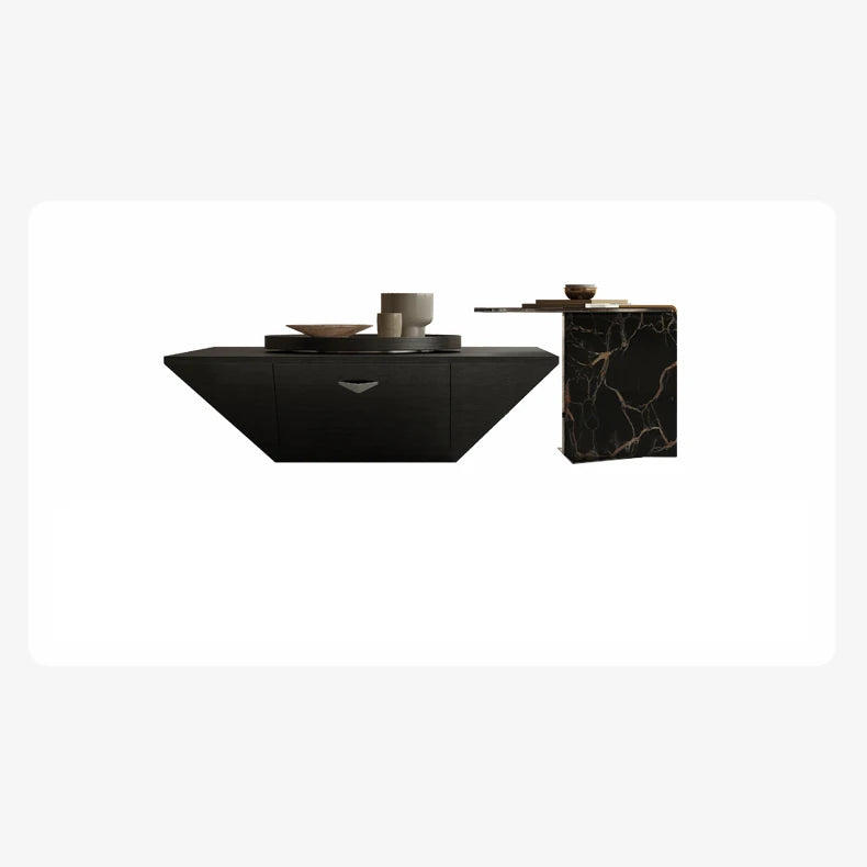 Stylish Modern Tea Table - Sleek Density Board Design for Your Living Room fkb-4373