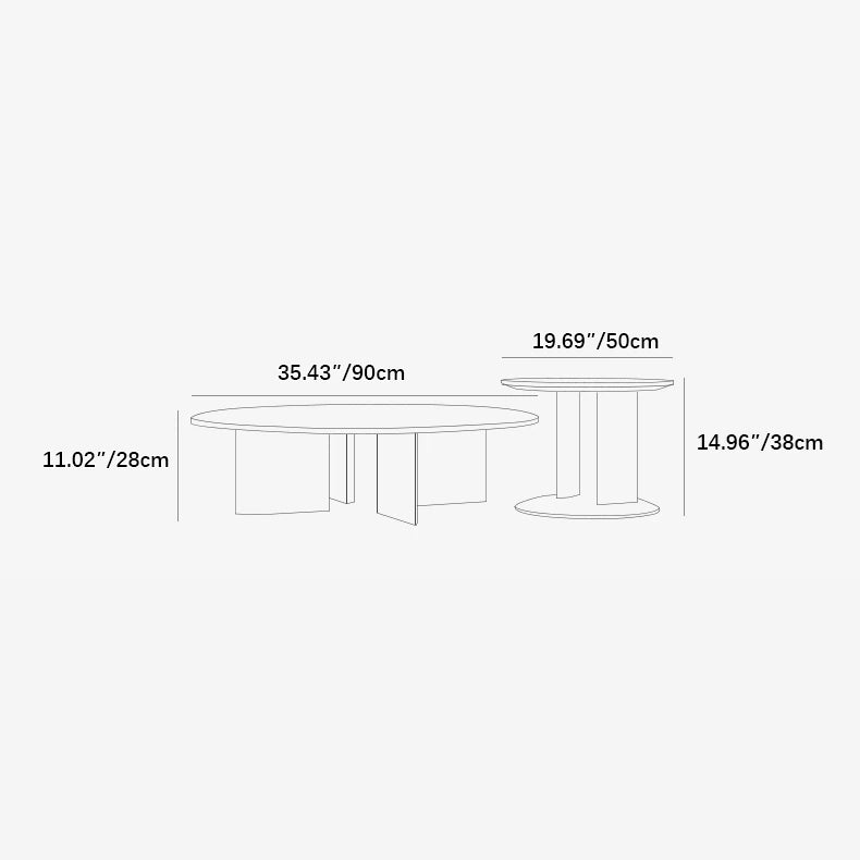 Luxurious Multi-layer Marble Tea Table - Enhance Your Living Room Elegance fkb-4377