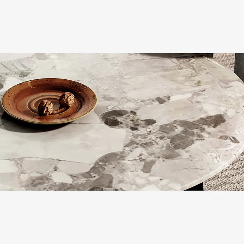 Luxurious Multi-layer Marble Tea Table - Enhance Your Living Room Elegance fkb-4377