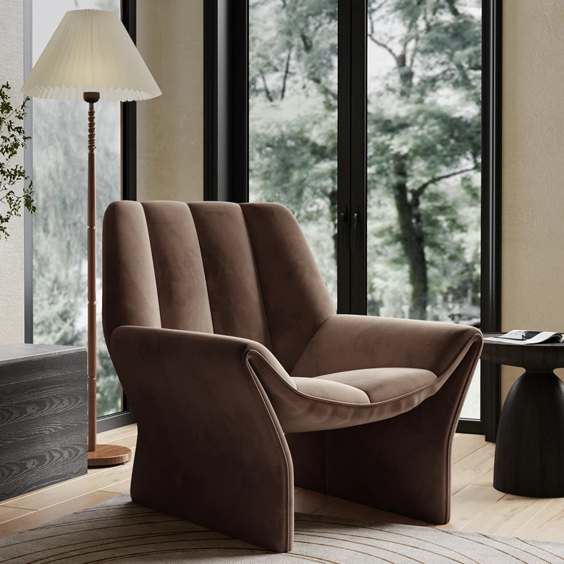 Contemporary Pine Lounge Chair for Elegant Interiors - Limited Time Offer! fkb-4385