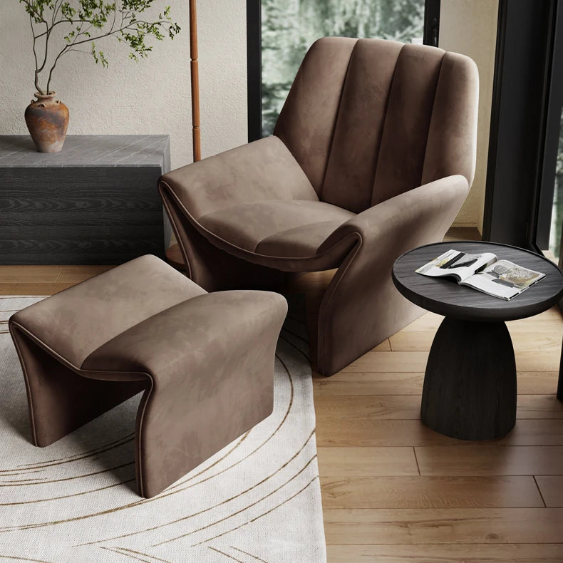 Contemporary Pine Lounge Chair for Elegant Interiors - Limited Time Offer! fkb-4385