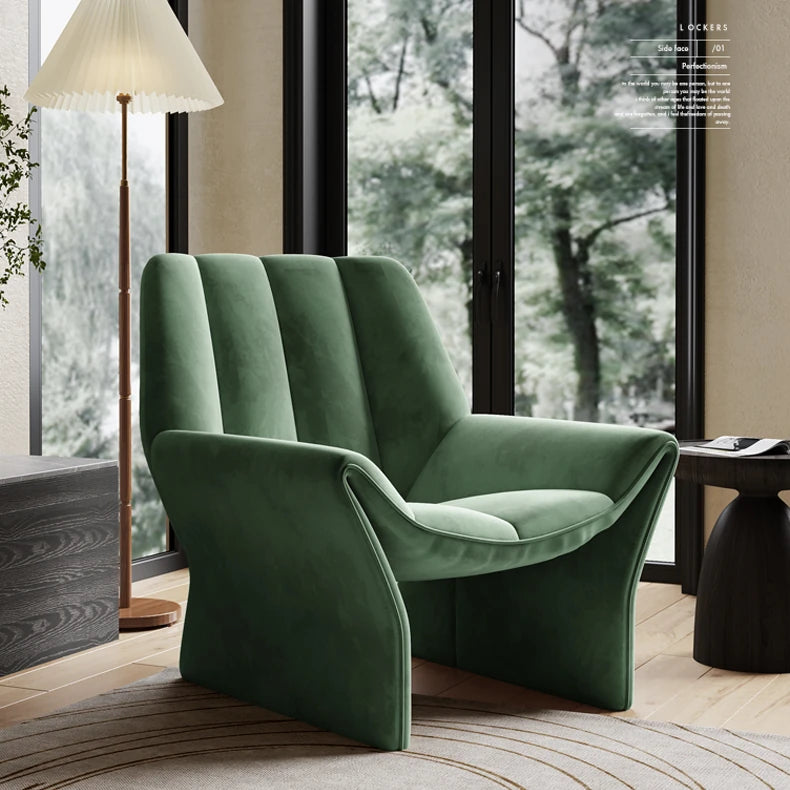 Contemporary Pine Lounge Chair for Elegant Interiors - Limited Time Offer! fkb-4385