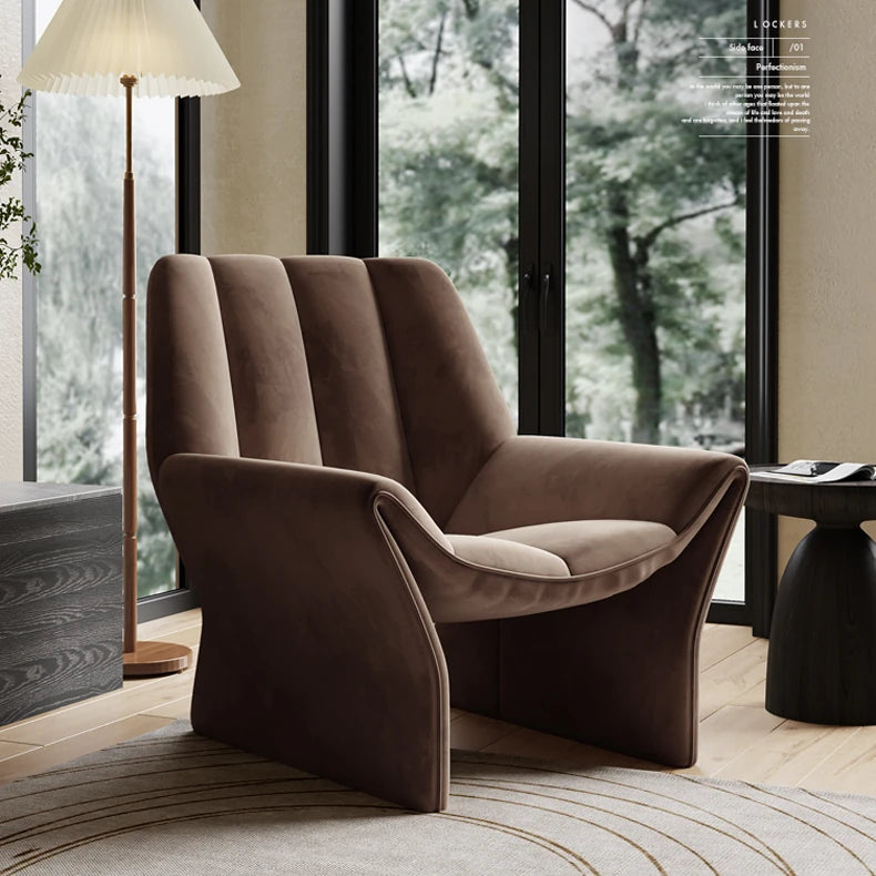 Contemporary Pine Lounge Chair for Elegant Interiors - Limited Time Offer! fkb-4385