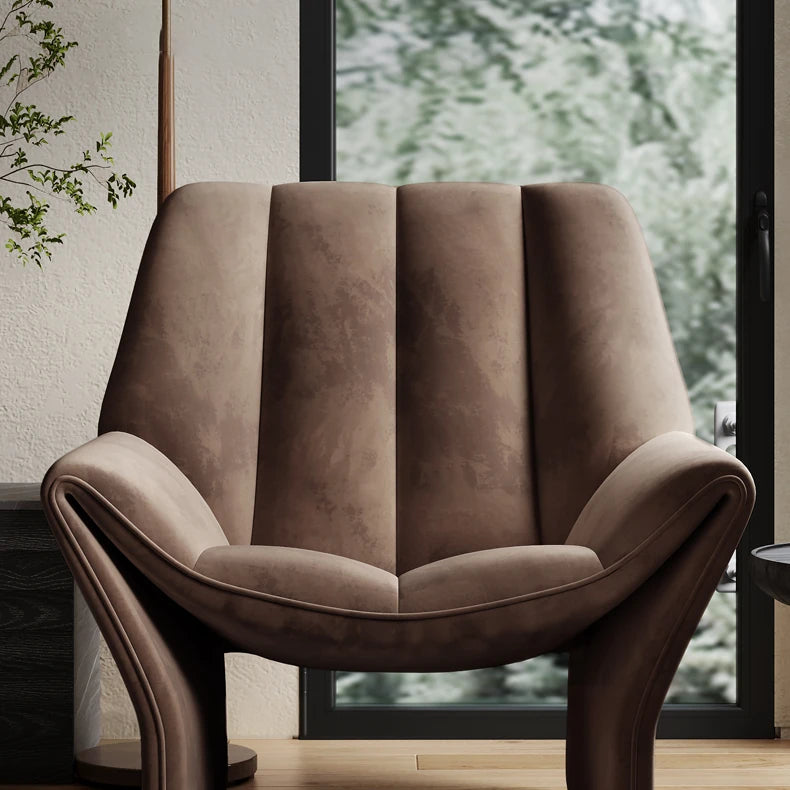 Contemporary Pine Lounge Chair for Elegant Interiors - Limited Time Offer! fkb-4385