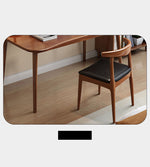 Solid Brown Natural Wood Table with White Rubber Wood Accents fl-246