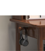 Stylish Brown Black Gray Rubber Wood Particle Board Table - Natural Wood Finish for Modern Homes fl-257