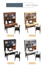 Stylish Brown Black Gray Rubber Wood Particle Board Table - Natural Wood Finish for Modern Homes fl-257