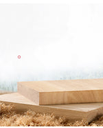 Stylish Multi-Color Home Office Desk - Natural Wood, White, Blue, Pink - Durable Rubber Wood and Particle Board fl-258