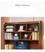 Stylish Multi-Color Home Office Desk - Natural Wood, White, Blue, Pink - Durable Rubber Wood and Particle Board fl-258