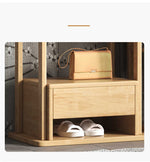 Elegant Multi-Color Wooden Coat Hanger - Natural, Brown, White, Black, Gray fl-265