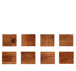 Elegant Multi-Color Wooden Coat Hanger - Natural, Brown, White, Black, Gray fl-265