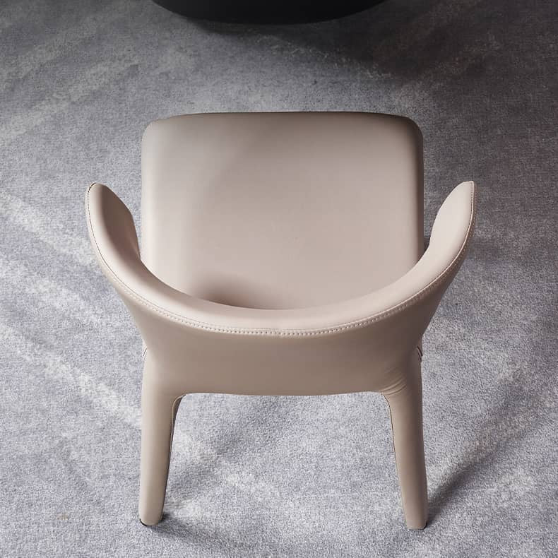 Sleek Carbon Steel Chair with Luxurious Microfiber & Genuine Leather Upholstery fld-2747