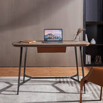 Stylish Stainless Steel Table with Faux Leather Finish - Modern Design & Durable Craftsmanship fld-2751